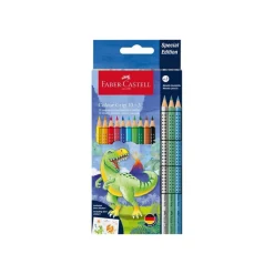 Faber-Castell Colour Grip - 13 crayons de couleur - t-rex