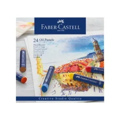 Faber-Castell Creative Studio - 24 pastels à l'huile - couleurs assorties