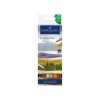 Faber-Castell Goldfaber Aqua Tuscany - 6 Feutres double pointe - rouge vénitien, terracotta, vert pin, siena foncé, vert ocre, bleu ciel pastel