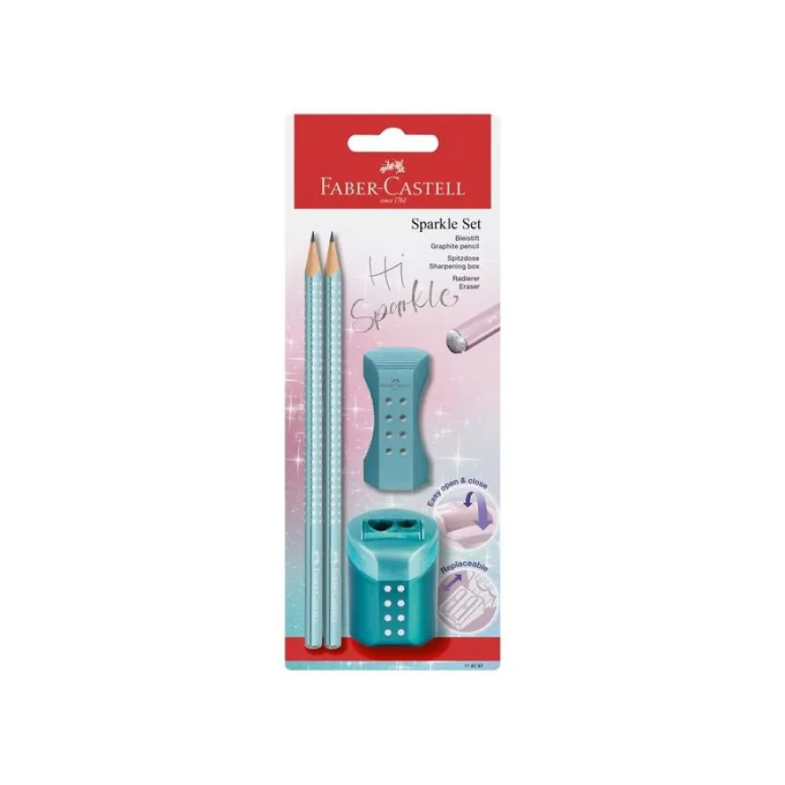 Faber-Castell Sparkle - Set crayons graphite et accessoires
