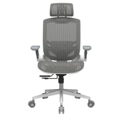 Fauteuil Cougar Speeder One - accoudoirs rabattables - appuie-tête réglable - blanc