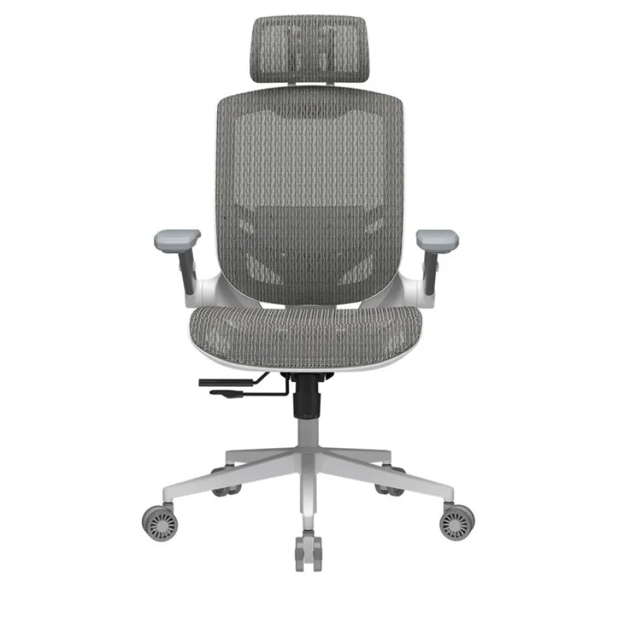 Fauteuil Cougar Speeder One - accoudoirs rabattables - appuie-tête réglable - blanc