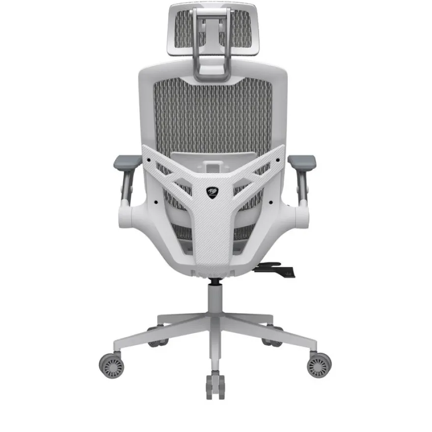 Fauteuil Cougar Speeder One - accoudoirs rabattables - appuie-tête réglable - blanc