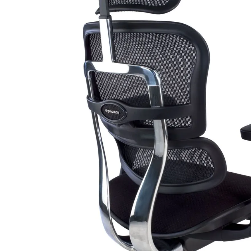 Fauteuil de bureau ERGOHUMAN Ultra - Assise tissu - noir