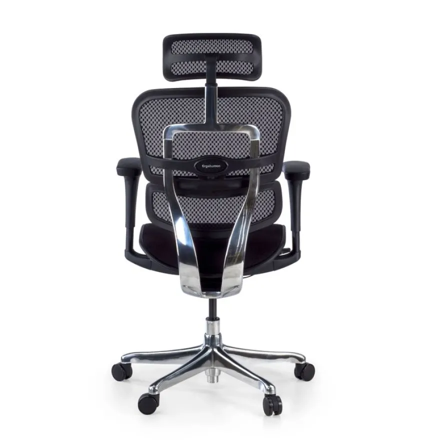 Fauteuil de bureau ERGOHUMAN Ultra - Assise tissu - noir