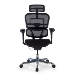 Fauteuil de bureau ERGOHUMAN Ultra - Assise tissu - noir