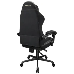 Fauteuil de bureau FUSION EX - accoudoirs -appui-tête intégré - Tissu noir