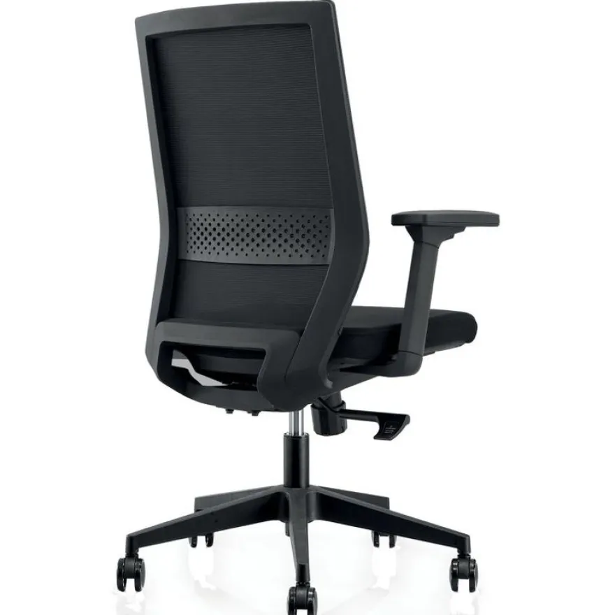 Fauteuil de bureau MAX - accoudoirs réglables - noir