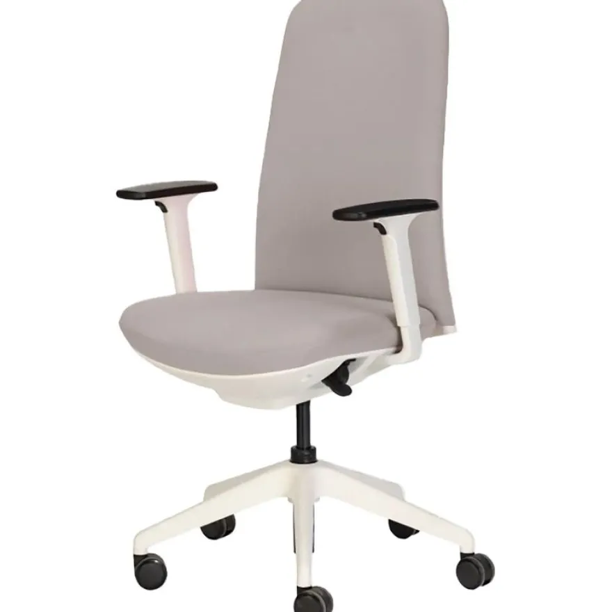 Fauteuil de bureau NEST - accoudoirs réglables en hauteur - gris