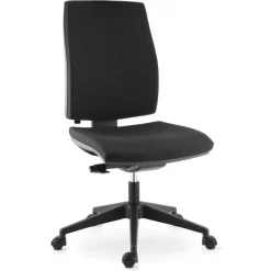 Fauteuil de bureau NOVE - accoudoirs en option - noir