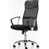 Fauteuil de bureau OMAHA - accoudoirs fixes - noir