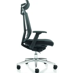 Fauteuil de bureau SHADE - accoudoirs réglables - appuie-tête réglable - noir