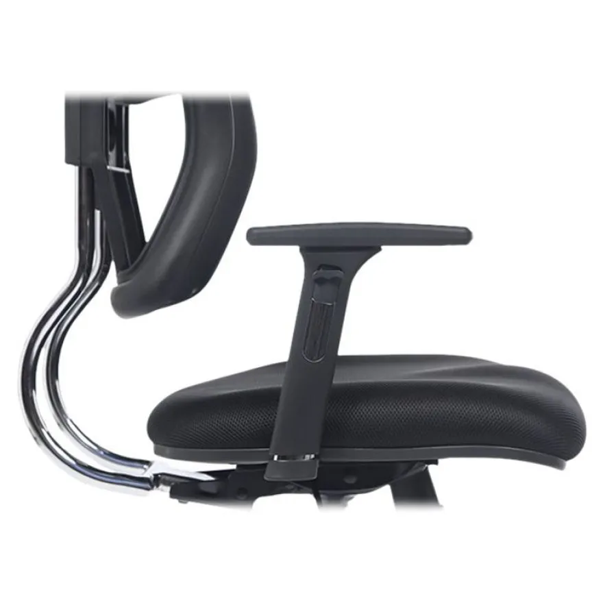 Fauteuil de bureau TANET - hauteur réglable - accoudoirs règlable - noir