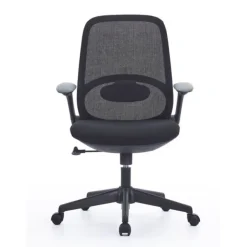 Fauteuil de bureau VEGA - accoudoirs rabattables - noir