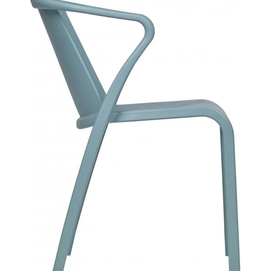 Fauteuil empilable FADO - Ezpeleta professionnel - Aquamarine