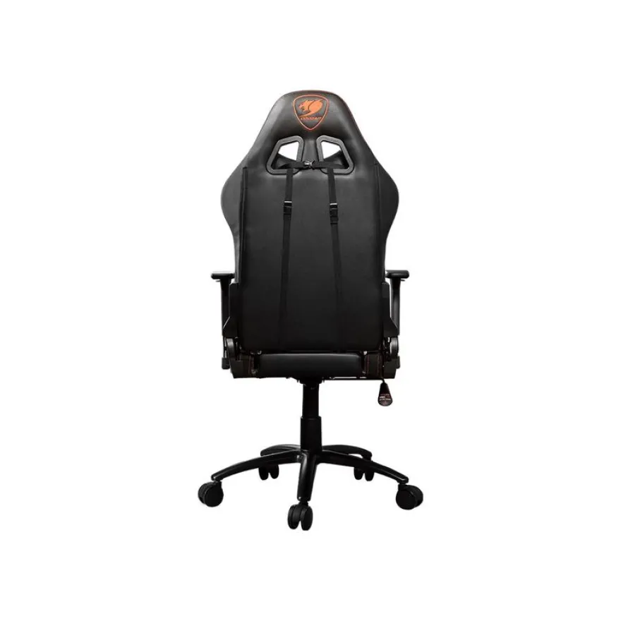 Fauteuil gamer ARMOR PRO - accoudoirs réglables - noir