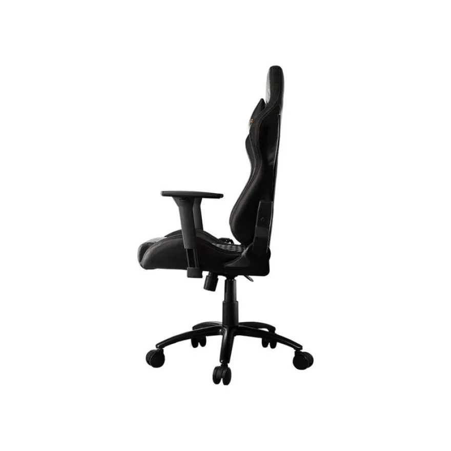 Fauteuil gamer ARMOR PRO - accoudoirs réglables - noir