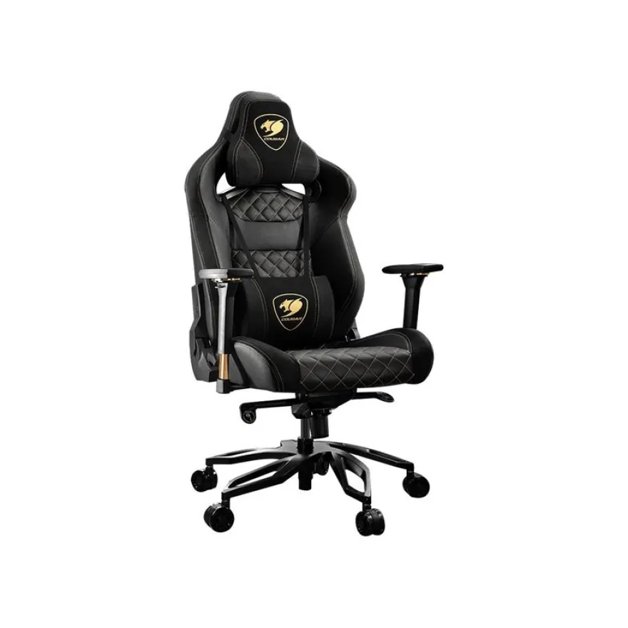 Fauteuil gamer ARMOR TITAN PRO- accoudoirs réglables - appui-tête amovible - noir