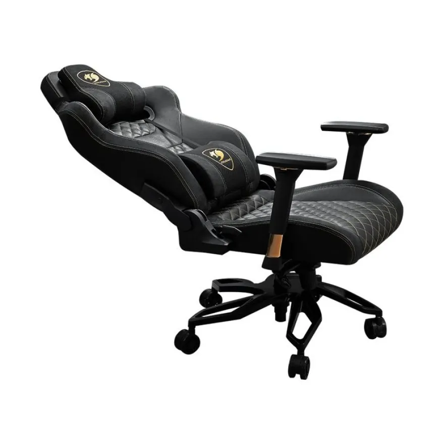 Fauteuil gamer ARMOR TITAN PRO- accoudoirs réglables - appui-tête amovible - noir