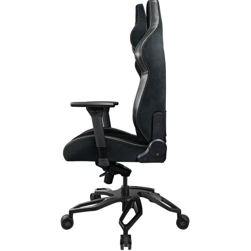 Fauteuil gamer ARMOR TITAN PRO V2 - accoudoirs réglables - appui-tête amovible - noir
