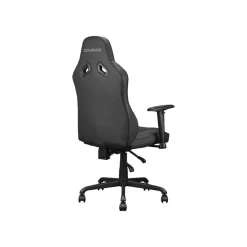 Fauteuil gamer FUSION S Black - accoudoirs réglables - appui-tête intégré - noir