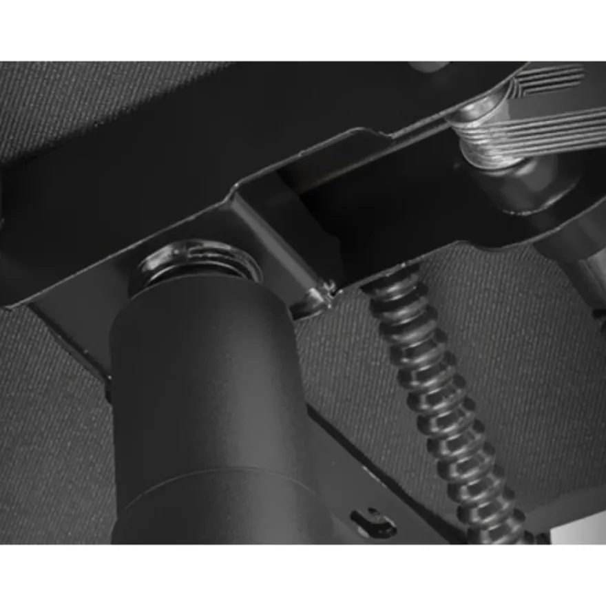 Fauteuil gamer FUSION S Black - accoudoirs réglables - appui-tête intégré - noir