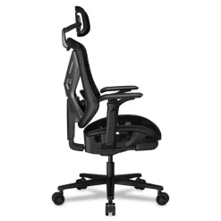 Fauteuil gamer SPEEDER - accoudoirs réglables - appui-tête intégré - noir