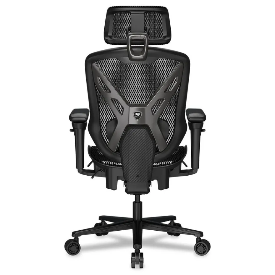 Fauteuil gamer SPEEDER - accoudoirs réglables - appui-tête intégré - noir