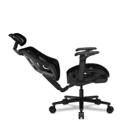 Fauteuil gamer SPEEDER - accoudoirs réglables - appui-tête intégré - noir