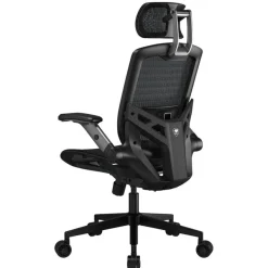 Fauteuil gamer SPEEDER ONE - accoudoirs réglables - appui-tête intégré - noir