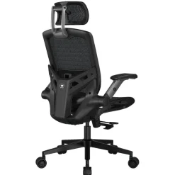 Fauteuil gamer SPEEDER ONE - accoudoirs réglables - appui-tête intégré - noir