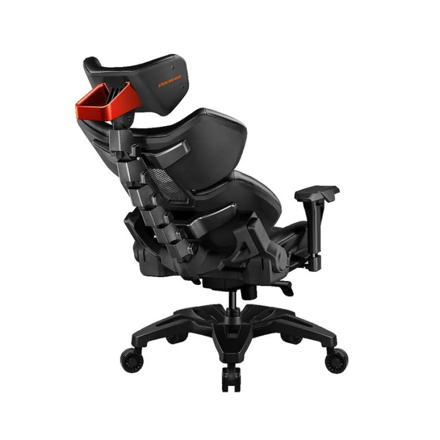 Fauteuil gamer TERMINATOR - accoudoirs réglables - appuie-tête intégré - noir
