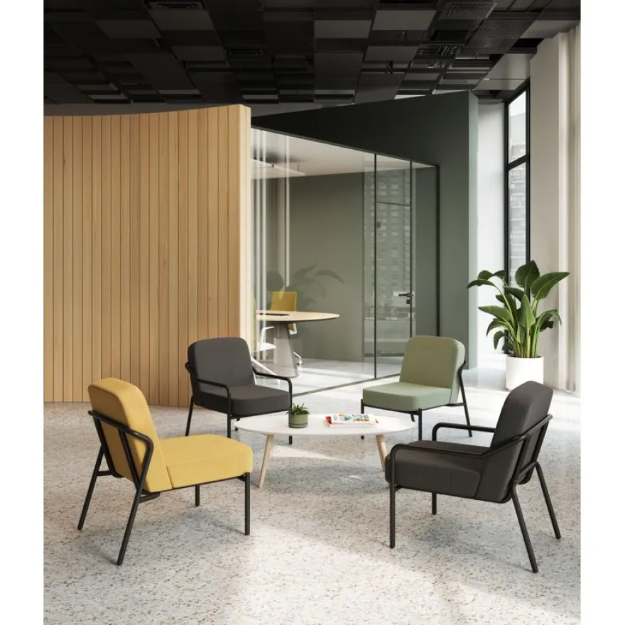Fauteuil MEDSO "S" - Tissu - jaune