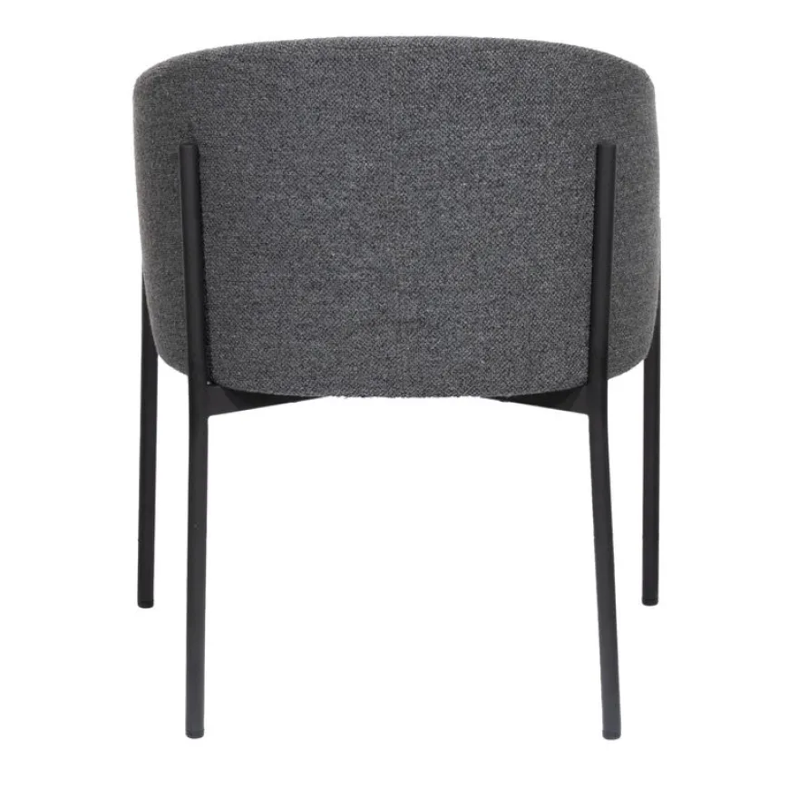Fauteuil MILO - Tissu - anthracite