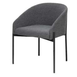 Fauteuil MILO - Tissu - anthracite