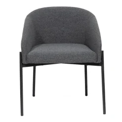 Fauteuil MILO - Tissu - anthracite