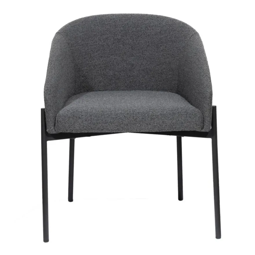 Fauteuil MILO - Tissu - anthracite