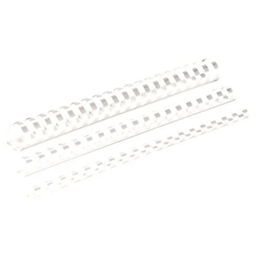 Fellowes - 50 anneaux de reliure en plastique - 38 mm - jusqu'à 340 feuilles - blanc