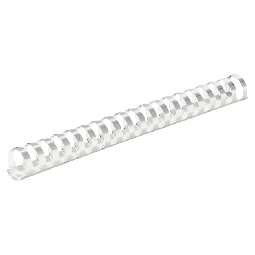 Fellowes - 50 anneaux de reliure en plastique - 51 mm - jusqu'à 500 feuilles - blanc