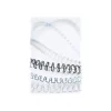 Fellowes - 100 anneaux de reliure en métal - 6 mm - jusqu'à 35 feuilles - blanc