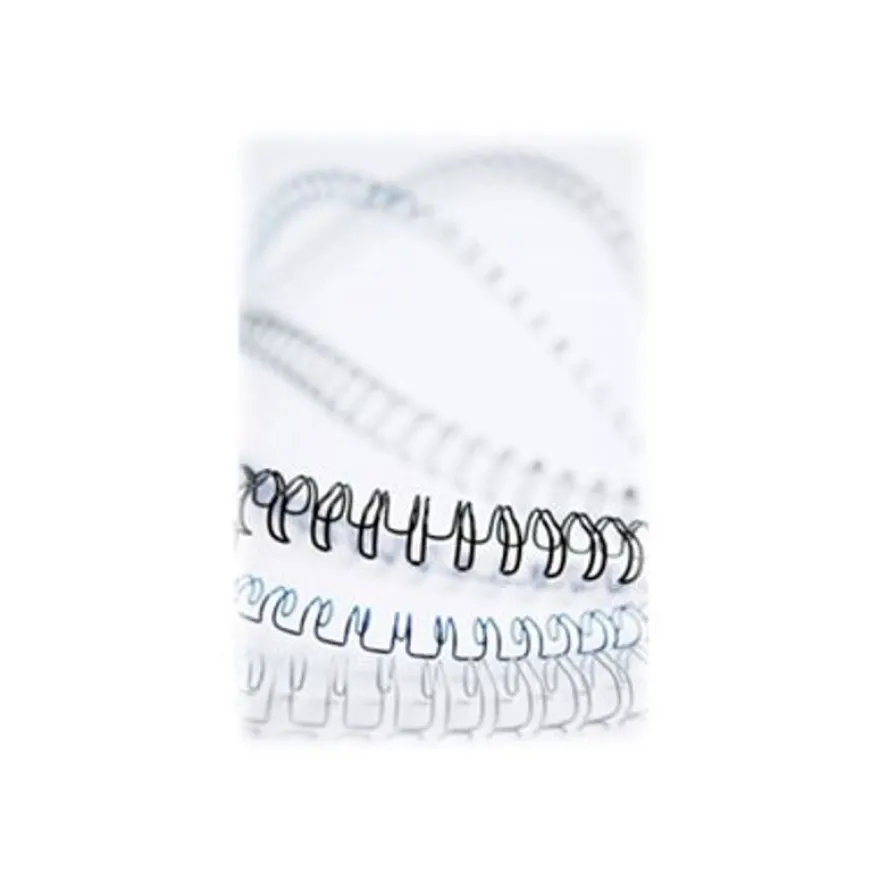 Fellowes - 100 anneaux de reliure en métal - 6 mm - jusqu'à 35 feuilles - blanc