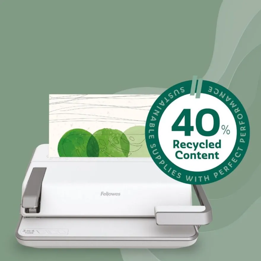 Fellowes - 100 couvertures à reliure A4 (21 x 29,7 cm) - 180 microns - 100% recyclé - transparent