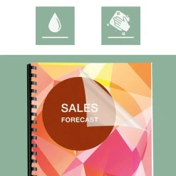 Fellowes - 50 couvertures à reliure A4 (21 x 29,7 cm) - transparent