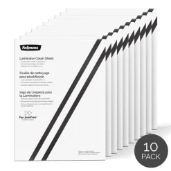 Fellowes - 10 feuilles de nettoyage pour plastifieuse A4