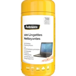 Fellowes - 100 lingettes multisurfaces sans alcool