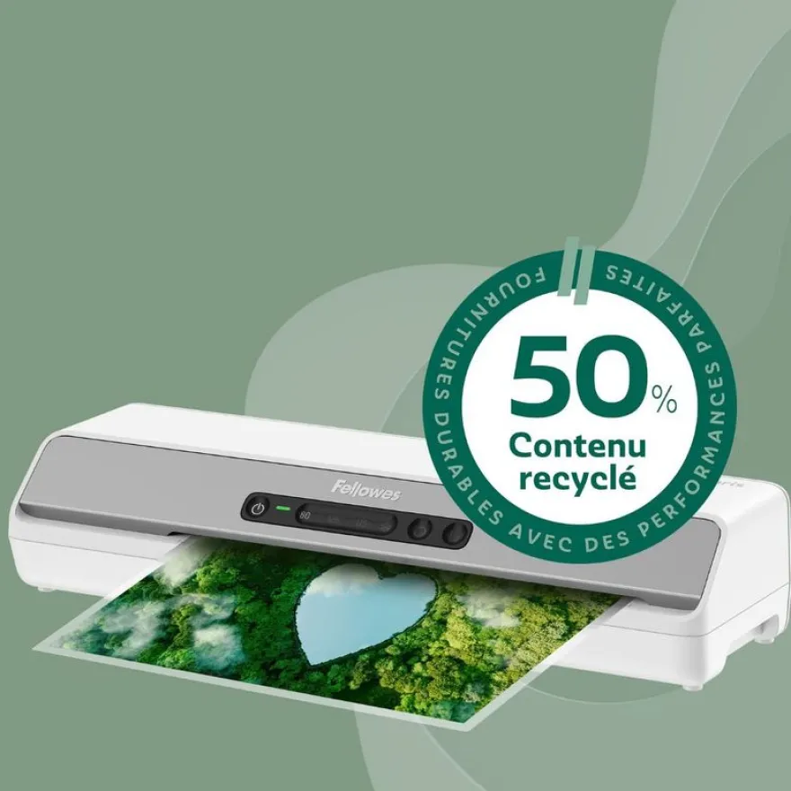 Fellowes - 100 pochettes de plastification A3 - recyclé - mates
