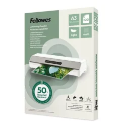Fellowes - 100 pochettes de plastification A3 - recyclé - mates