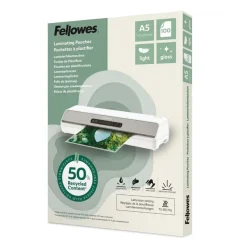 Fellowes - 100 pochettes de plastification A5 - recyclé - brillantes