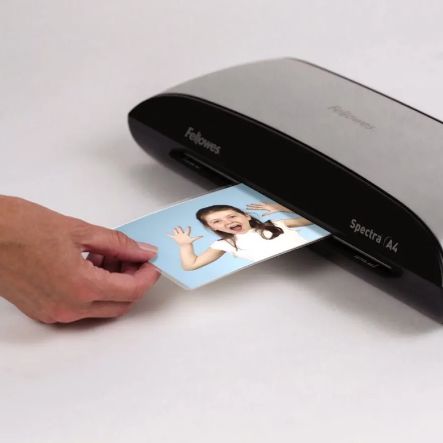Fellowes - 25 pochettes de plastification photo (108 x 159 mm) - 80 microns - brillantes
