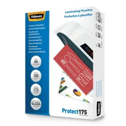 Fellowes - 100 pochettes de plastification A4 (216 x 303 mm) - 175 microns - brillantes